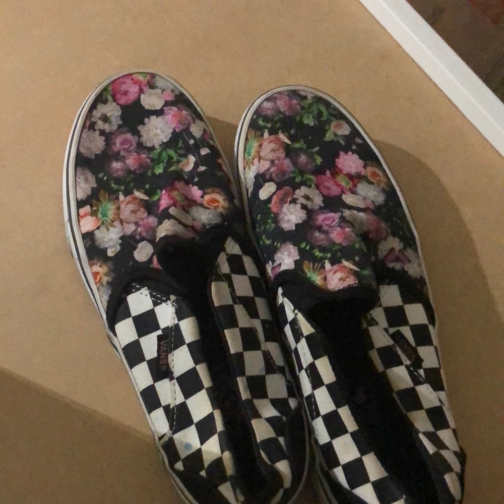 Flower top vans